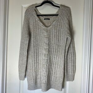 Devoted‎ Luxury Apparel Long Metallic Knit Sweater – Medium